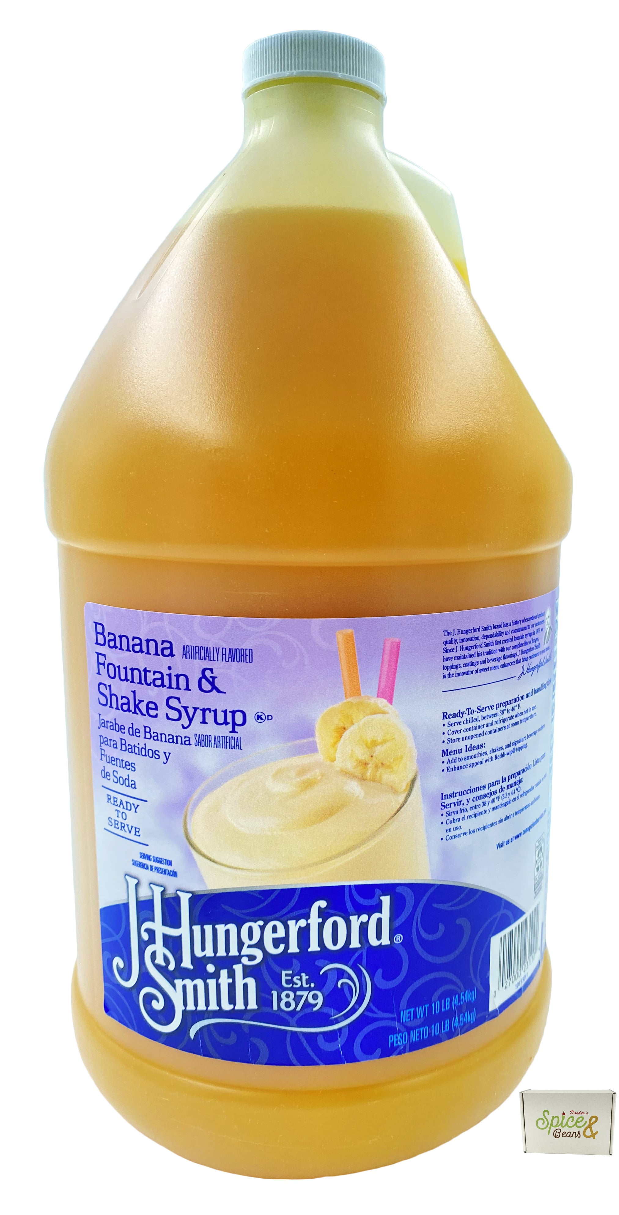 J. Hungerford Smith Banana Flavored Milkshake & Fountain Syrup - 1