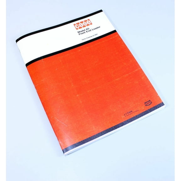 J I Case Model 65 Front End Loader Tractor Parts Assembly Manual Catalog