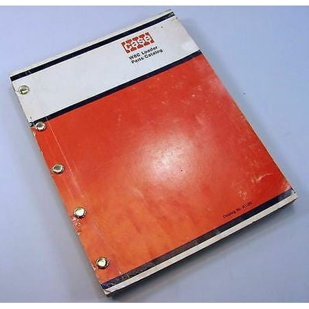 J I Case W8C Loader Parts Manual Catalog Assembly Exploded View