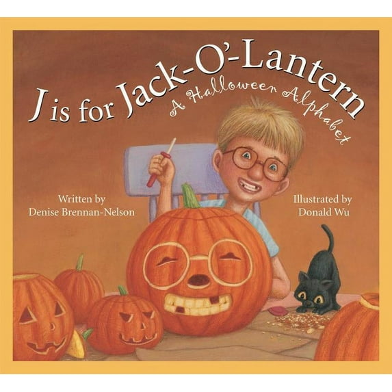 J Is for Jack-O'-Lantern: A Halloween Alphabet, (Hardcover)