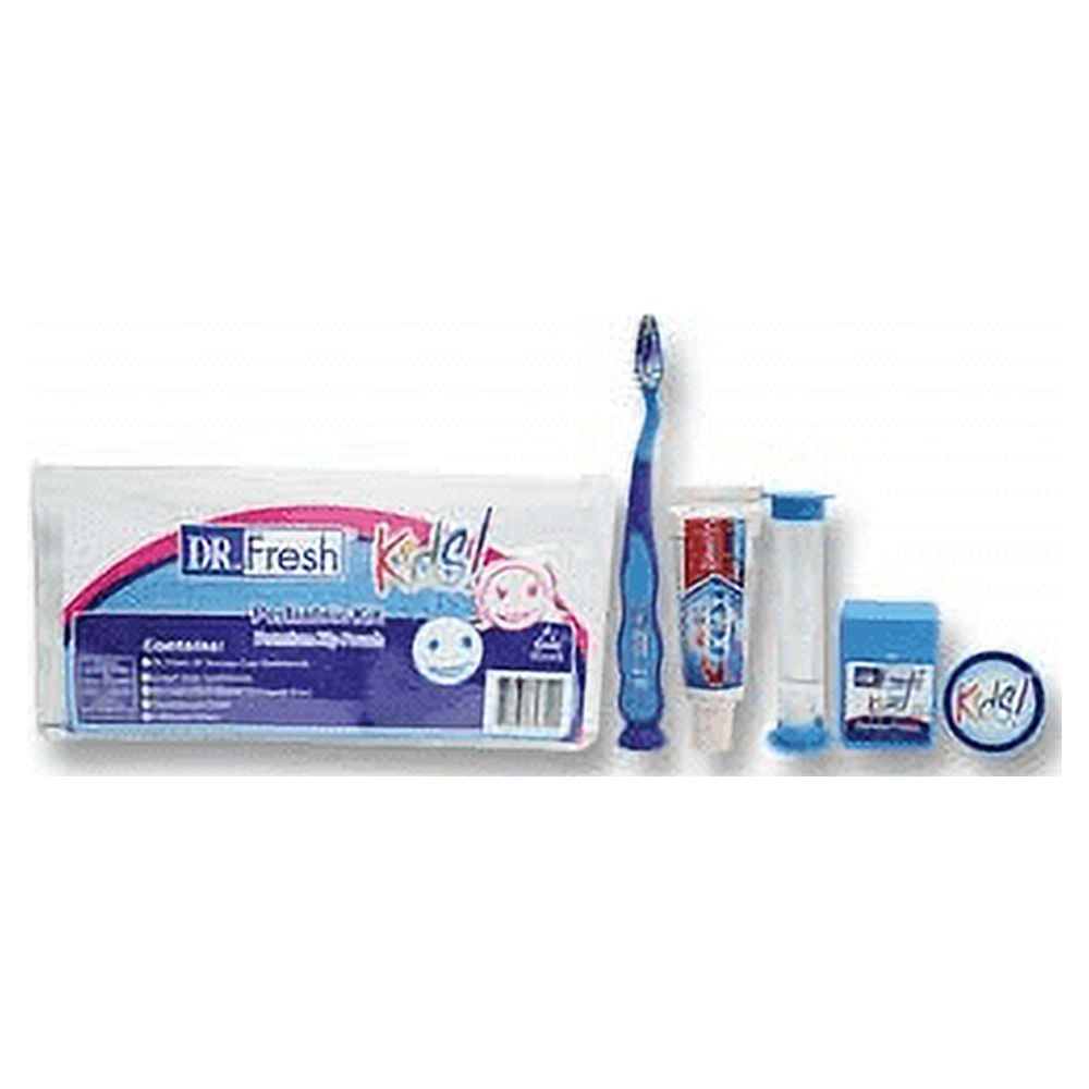 J&J Dental 53031212 Dr. Fresh Jr. Pediatric Kit Toothbrush Toothpaste