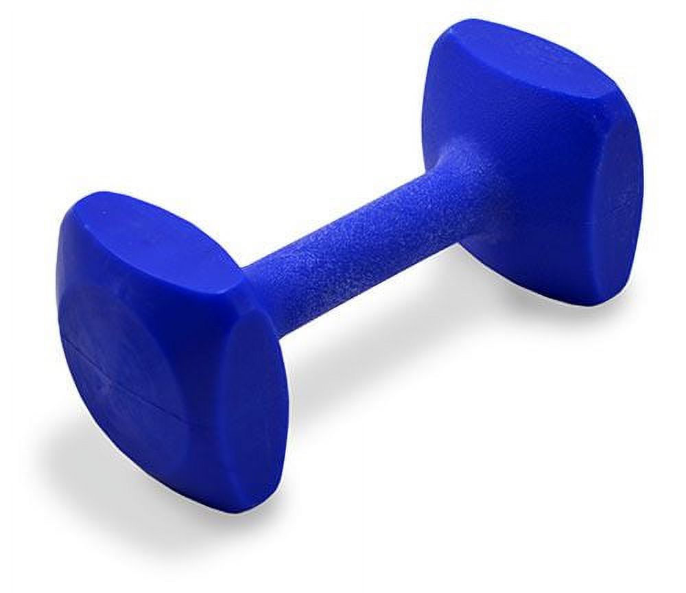 J&J Dog Supplies Obedience Retrieving Dumbbell with 2 1/2" Ends, 2 1/2" Wide Bit and 11/16" Diameter Bit, Blue, Small - image 1 of 1
