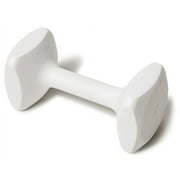 J&J Dog Supplies Obedience Retrieving Dumbbell with 3" Ends, 3 1/2" Wide Bit and 15/16" Diameter Bit, White, Large