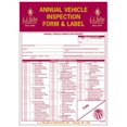 thumbnail image 1 of J.J. Keller 9MP Annual Vehicle Inspection Report and Label, 1 of 1