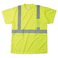 thumbnail image 1 of J. J. Keller SAFEGEAR Large Lime High Visibility T-Shirt - Type R Class 2, 1 of 2