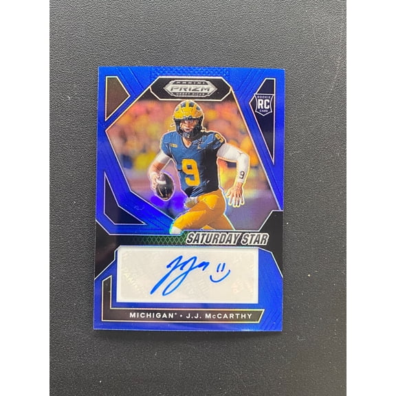 J.J. McCarthy Blue Rookie