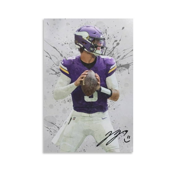 J.J. McCarthy Poster Canvas Poster Canvas Wall Art Prints Poster Gifts Photo Picture Painting Posters Room Decor Home Decorative 16x24inch(40x60cm)