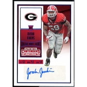 J. Jenkins AU 2016 Contenders Draft Picks College Draft Ticket Blue Foil #184