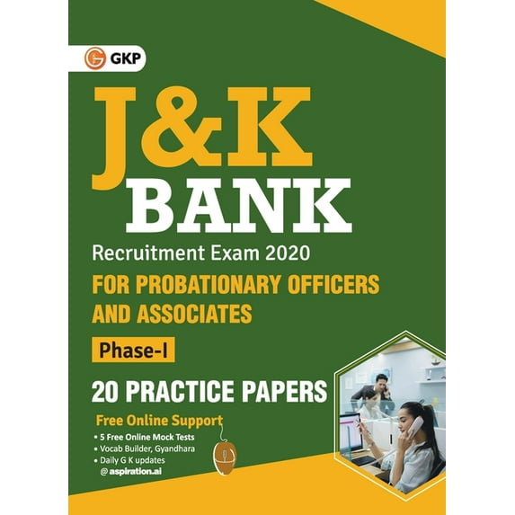 J & K Bank 2020 Probationary Officers & Associates Ph I - 20 Practice Papers, (Paperback)