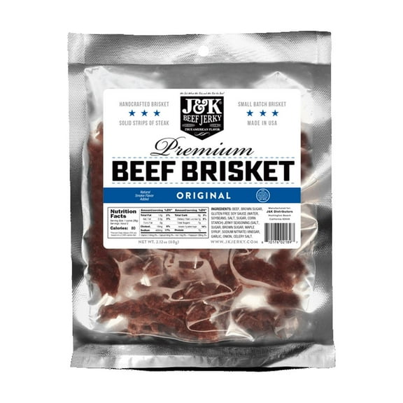 J&K Beef Brisket - Original Flavor, 2.12 oz
