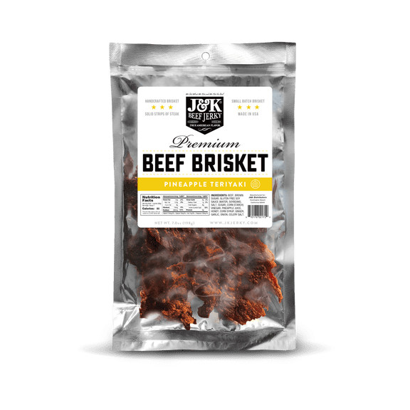J&K Beef Brisket - Pineapple Teriyaki Flavor, 7 oz