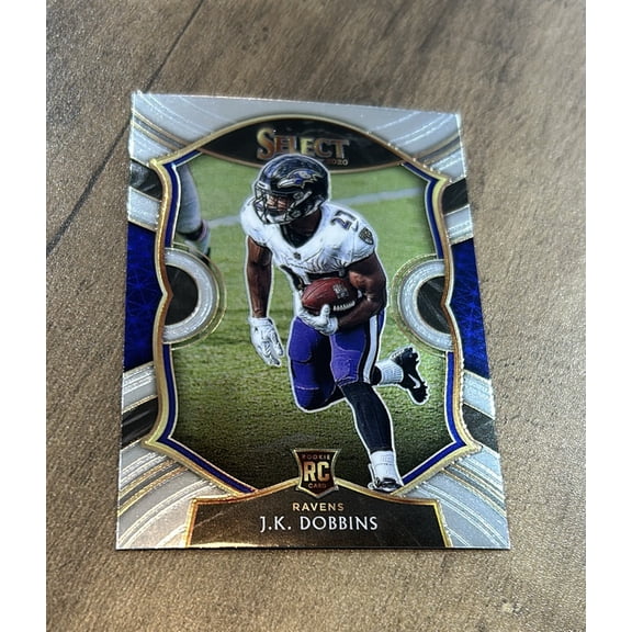 J.K. Dobbins 2020 Panini Select 52 trading card
