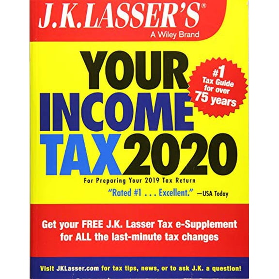 Pre-Owned J.K. Lasser's Your Income Tax 2020: For Preparing Your 2019 Tax Return (Paperback) 1119595010 9781119595014