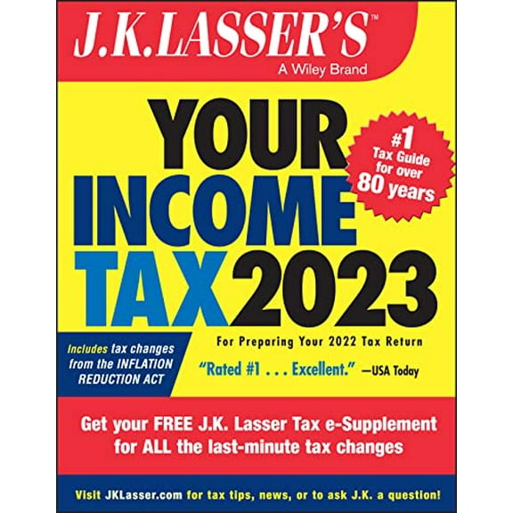 Pre-Owned J.K. Lasser's Your Income Tax 2023: For Preparing Your 2022 Tax Return (Paperback) 1394157681 9781394157686