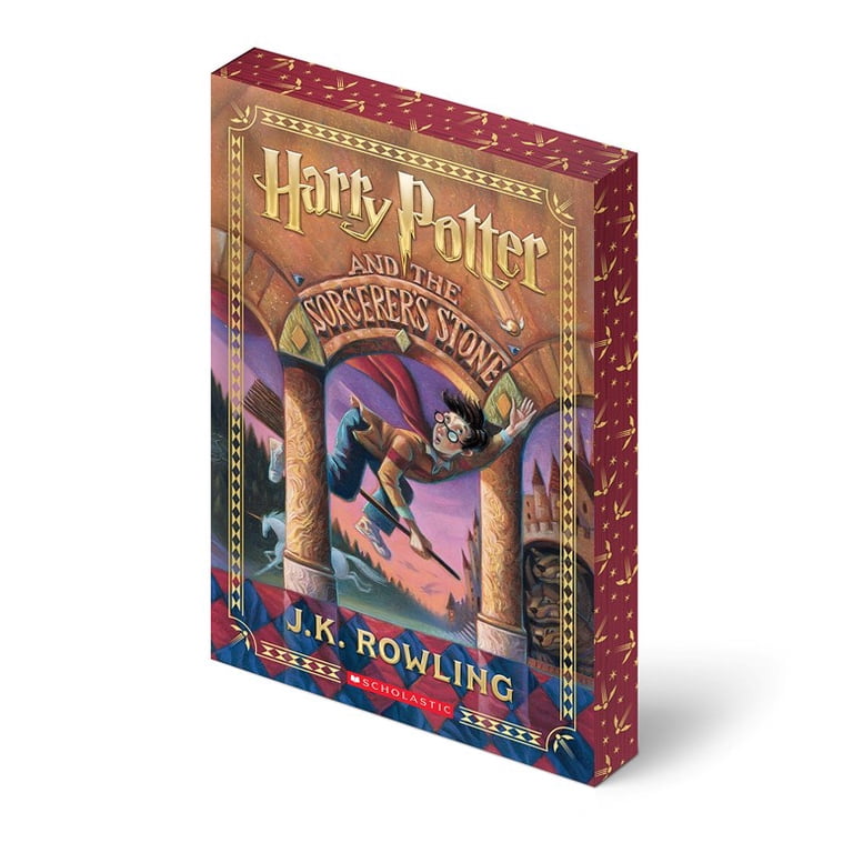 洋書 Harry Potter (Stenciled Edges) 第1-4巻 J. K. Rowling, Harry Potter Book 1, Sorcerer's Stone, Stenciled
