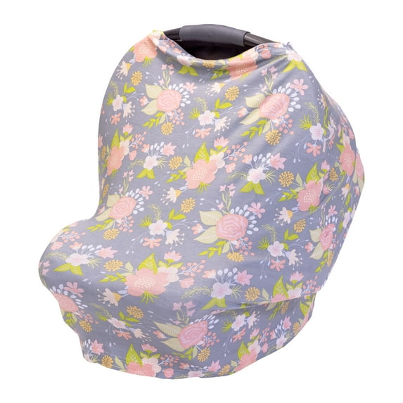 J.L. Childress 4-in-1 Cover, Car Seat Canopy, Breastfeeding Cover, Vintage Floral. Unisex/ Infant