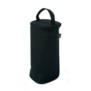 J.L. Childress Breast Milk Cooler Travel Bag - Insulated Baby Bottle Storage Bag, Fits 1-2 Bottles - Black