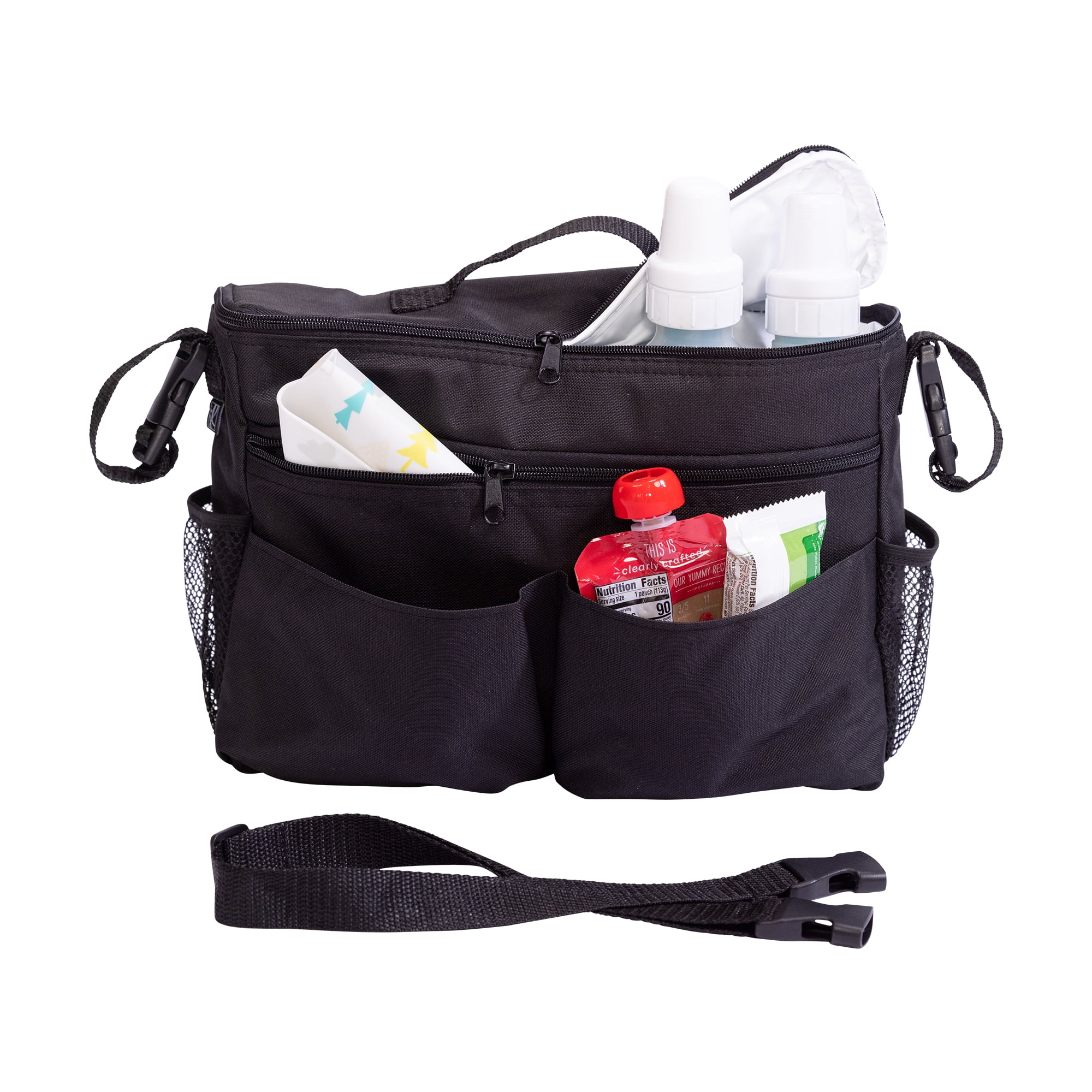 MOMIGO Baby Diaper Caddy Bag with Changing Pad - Changing Bag Baby Stroller  Bag for Diapers, Wipes & Toys
