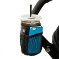 thumbnail image 1 of J.L. Childress Cup 'N Stuff Insulated Stroller Cup Holder with Pockets, Black, Adult Use., 1 of 8