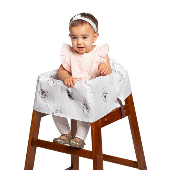 J.L. Childress Disney Baby Disposable High Chair Covers, 12 Pack - Unisex- Toddler