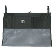 J.L. Childress Double Stroller Organizer and Storage with Mesh Compartment - Stroller Accessory - Black