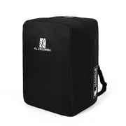 J.L. Childress Padded Travel Bag for Doona, Evenflo Shyft Dualride & Infant Car Seats with Base - Travel Bag for Airplane, Elite - Black