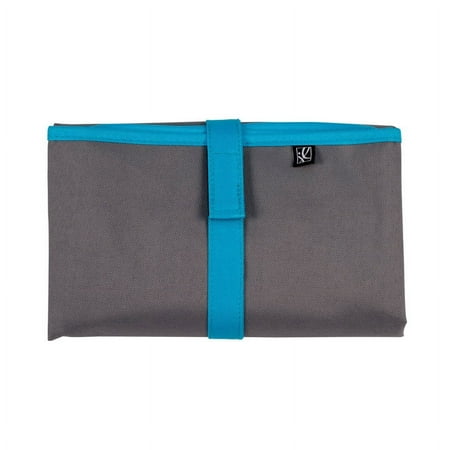 J.L. Childress Full Body Portable Baby Changing Pad, Grey/Teal. One. Adult Use.