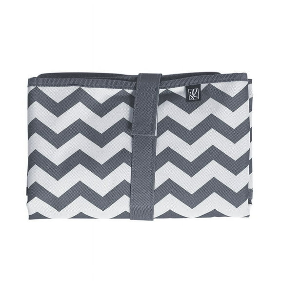 J.L. Childress Full Body Portable Changing Pad, Grey Chevron