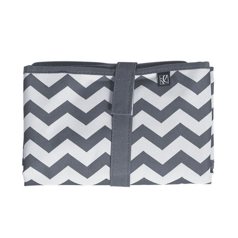 J.L. Childress 5-in-1 Diaper Bag Organizer - Grey/Chevron