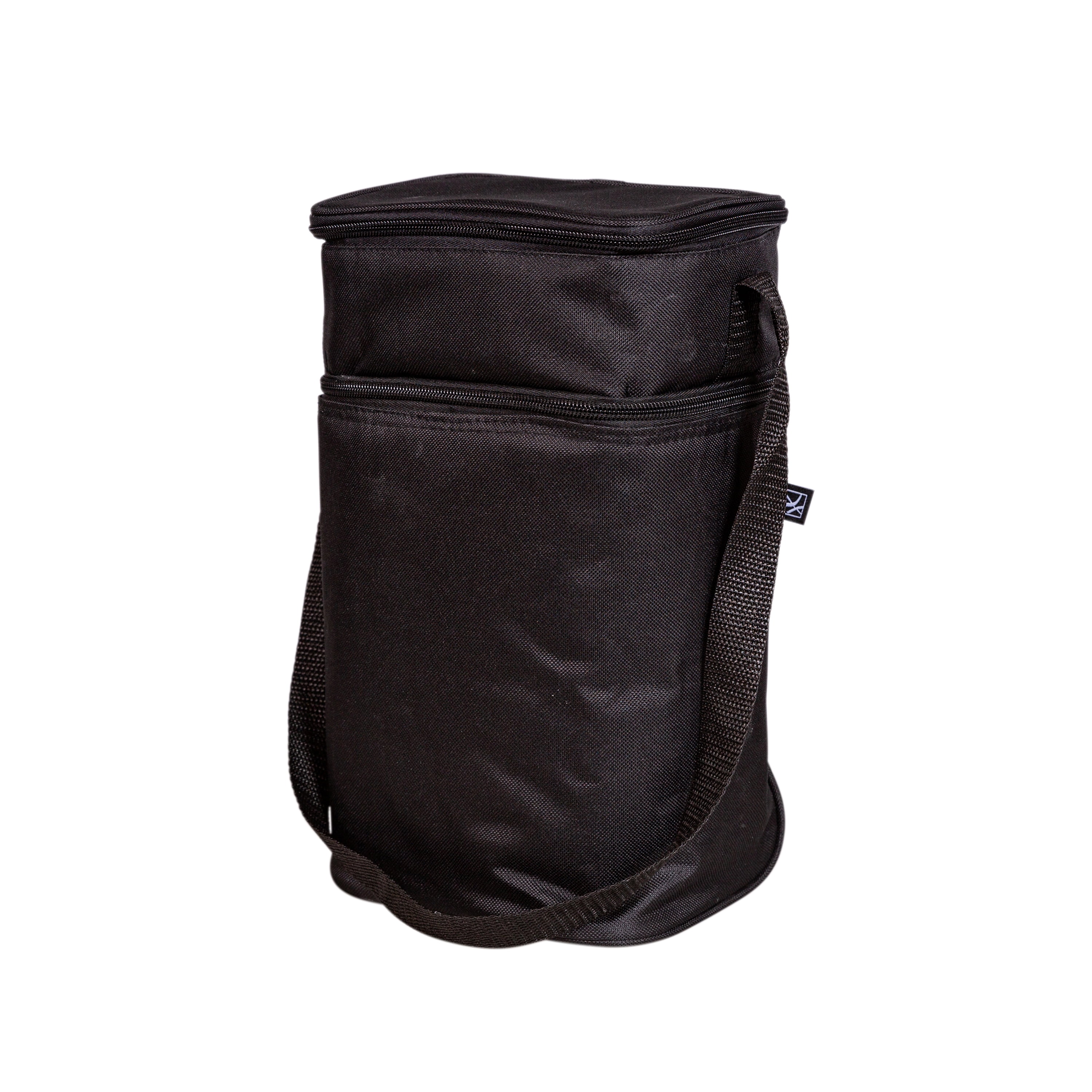 J.L. Childress Six Bottle Breast Milk Cooler Travel Bag - Insulated Baby Bottle Storage Bag, Includes Ice Pack - Black