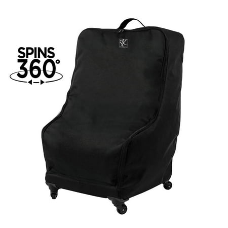 J.L. Childress Spinner Wheelie Padded Car Seat Bag - Travel Bag for Airplane, Fits Most Car Seats