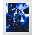 thumbnail image 1 of J:L Design 20x24 White Modern Wood Framed Museum Art Print Titled - Drum Set, 1 of 4
