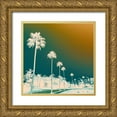 thumbnail image 1 of J:L Design 26x26 Gold Ornate Wood Framed with Double Matting Museum Art Print Titled - Hotel Drive, 1 of 4