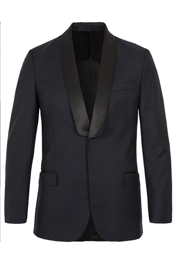 J. LINDEBERG Men's Hopper SC Soft Fancy Tux Jacket, Dark Navy, Sz 46L