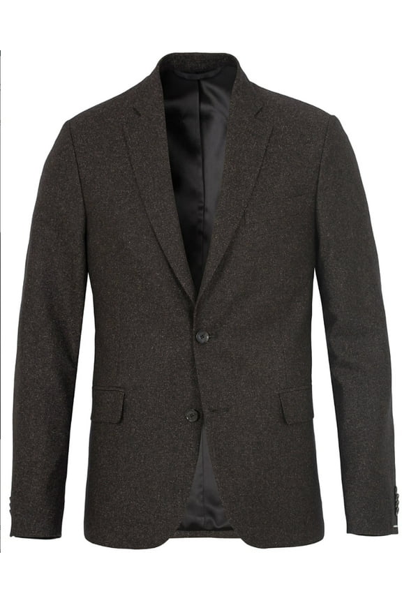 J. LINDEBERG Men's Hopper Soft Silk Tweed Blazer, Mud Brown, Sz 44