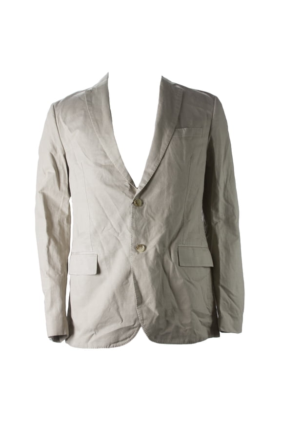 J. LINDEBERG Men's Hopper Unc Linen Wash Blazer, Linen, Sz 52L