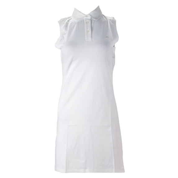 J. LINDEBERG Women's Greta Pique Dress, White, Large