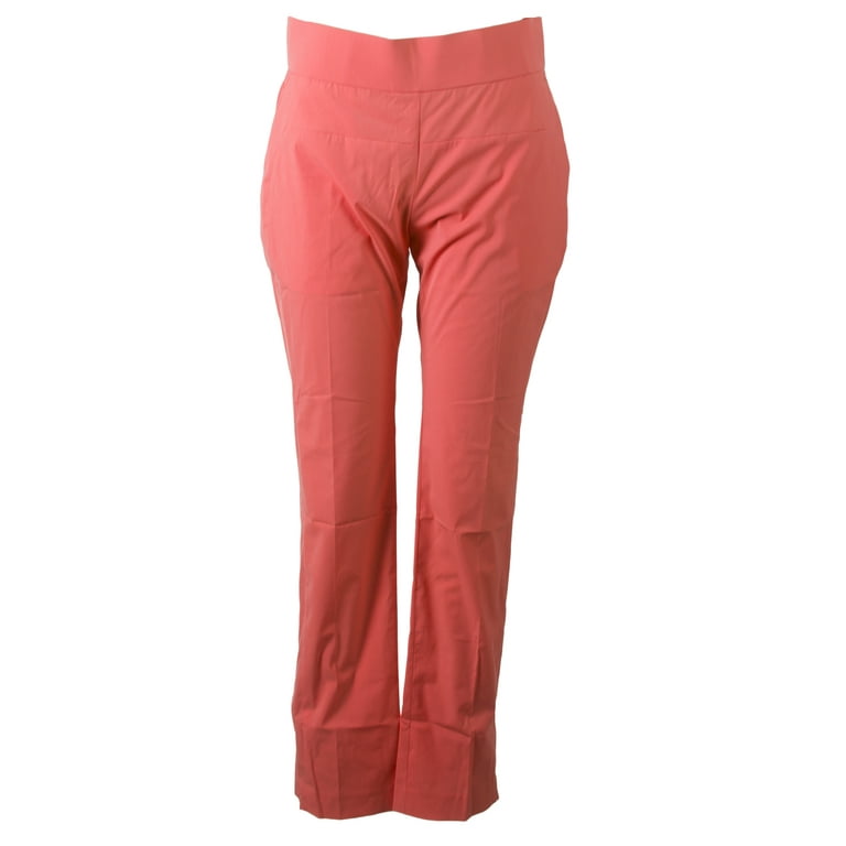 J. LINDEBERG Women's Laleh Micro Stretch Pants, Light Coral, Sz 28