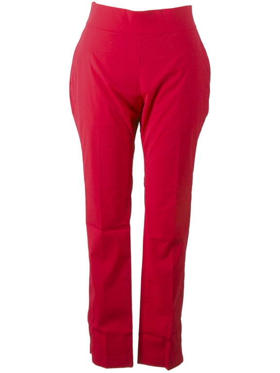 J. LINDEBERG Women's Laleh Micro Stretch Pants, Red, Sz 26