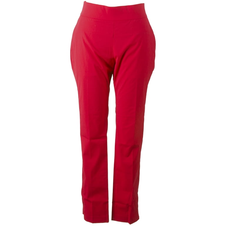 J. LINDEBERG Women's Laleh Micro Stretch Pants, Red, Sz 32