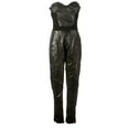 thumbnail image 1 of J. LINDEBERG Women's Ramona Leather Jumpsuit, Black, Sz 38, 1 of 2
