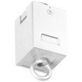 thumbnail image 1 of J-LOOP-WT-WAC Lighting-Accessory-Single Circuit Suspension Loop-1.38 Inches Wide by 3 Inches High-White Finish, 1 of 7