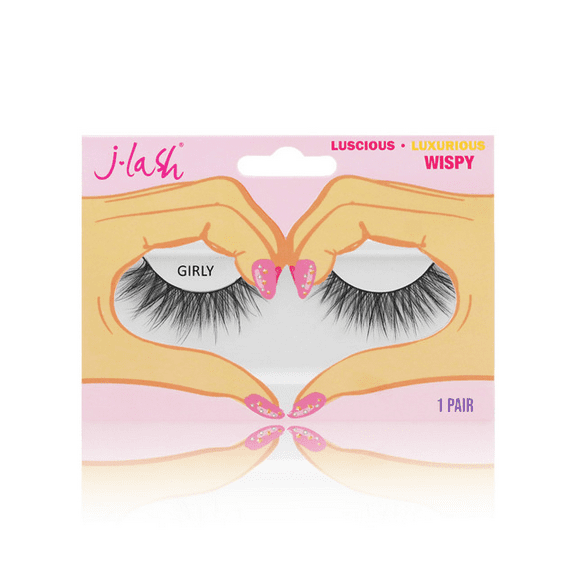 J-Lash Heart Hands Wispy Lashes (Girly)