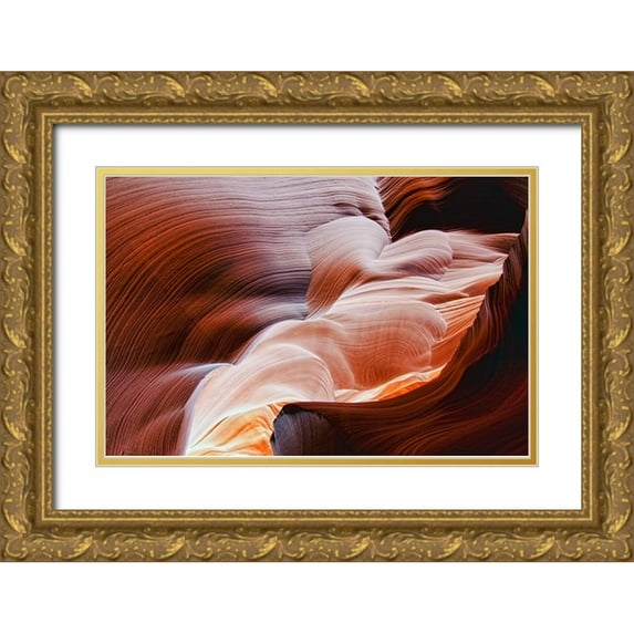 J. Lee, Andrew 18x13 Gold Ornate Wood Framed with Double Matting Museum Art Print Titled - The Echo Of Time