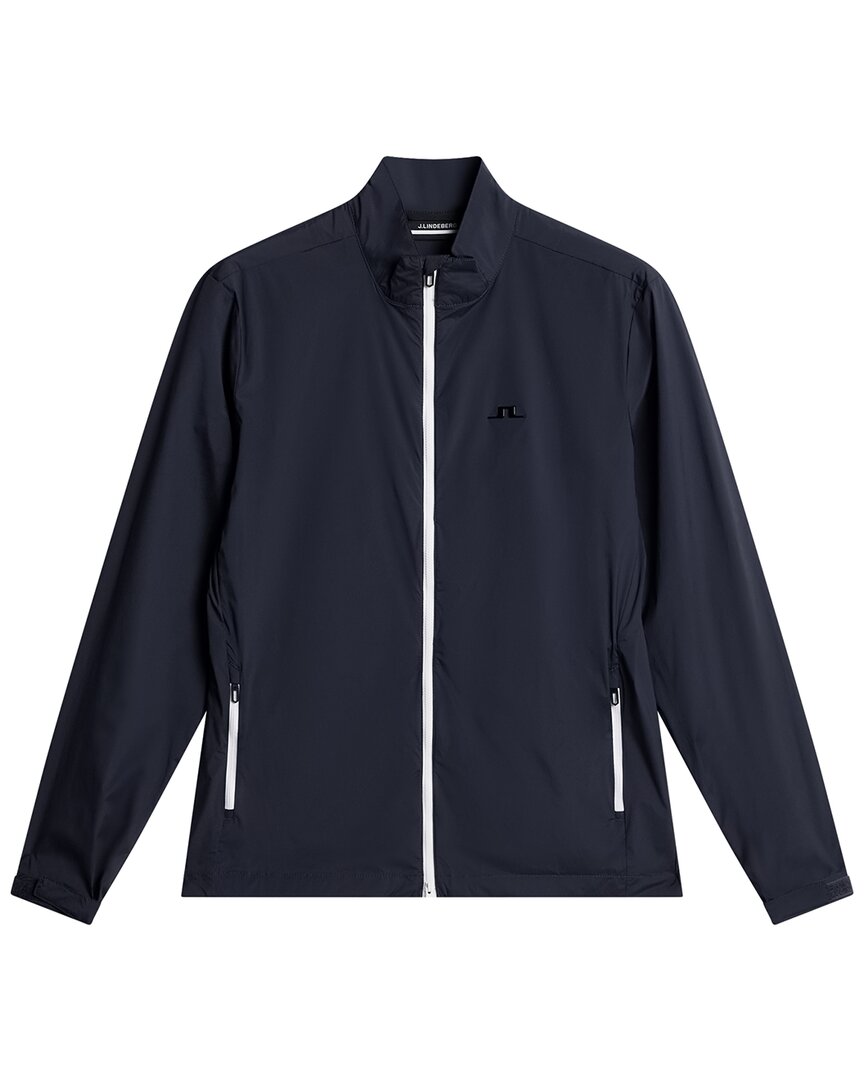 J Lindeberg Veste Coupe-vent Homme Ash Light Packable – Bleu Marine, Taille XL, Neuve Avec étiquette