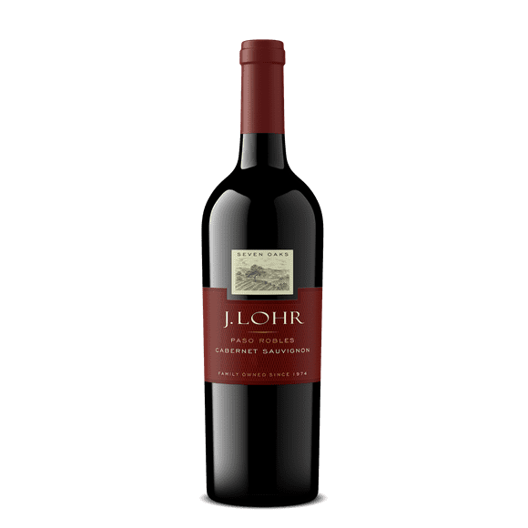 J. Lohr Estates Seven Oaks Cabernet Sauvignon Red Wine, Paso Robles, 13.9% ABV, 750ml Glass Bottle