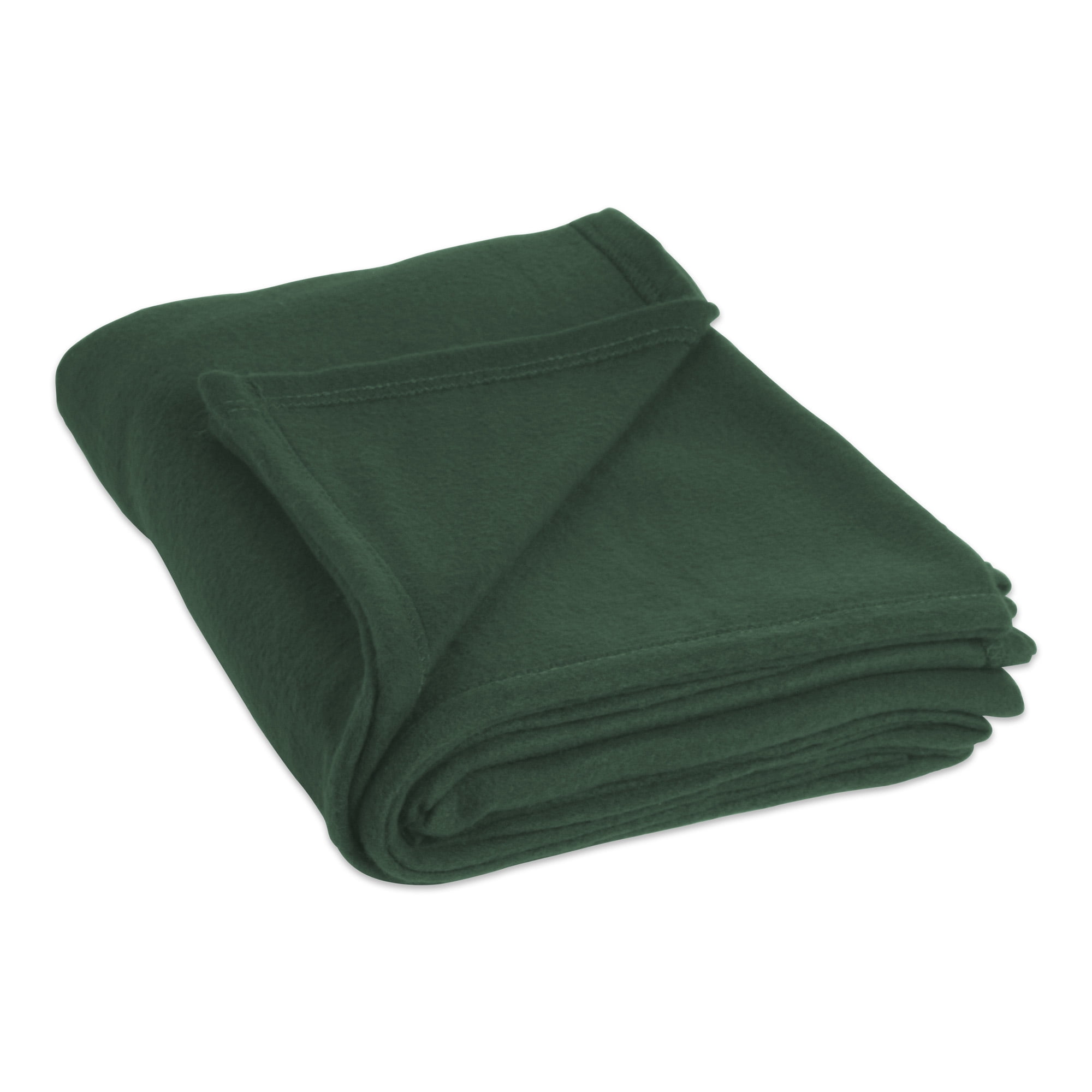 J&M Dark Green Fleece Blanket King 108x90 - Walmart.com