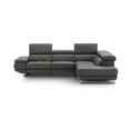 thumbnail image 1 of J & M Furniture 19933-RHFC 117 x 93 x 41 x 29.5-38.5 in. Annalaise Right Hand Facing Chaise, Dark Grey, 1 of 1