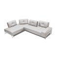 thumbnail image 1 of J&M Furniture 17477-LHFC I763 Left Hand Facing Sectional Sofa in Light Grey, 1 of 1