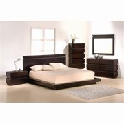 J & M Furniture 1754426-DM Knotch Dresser & Mirror - Expresso